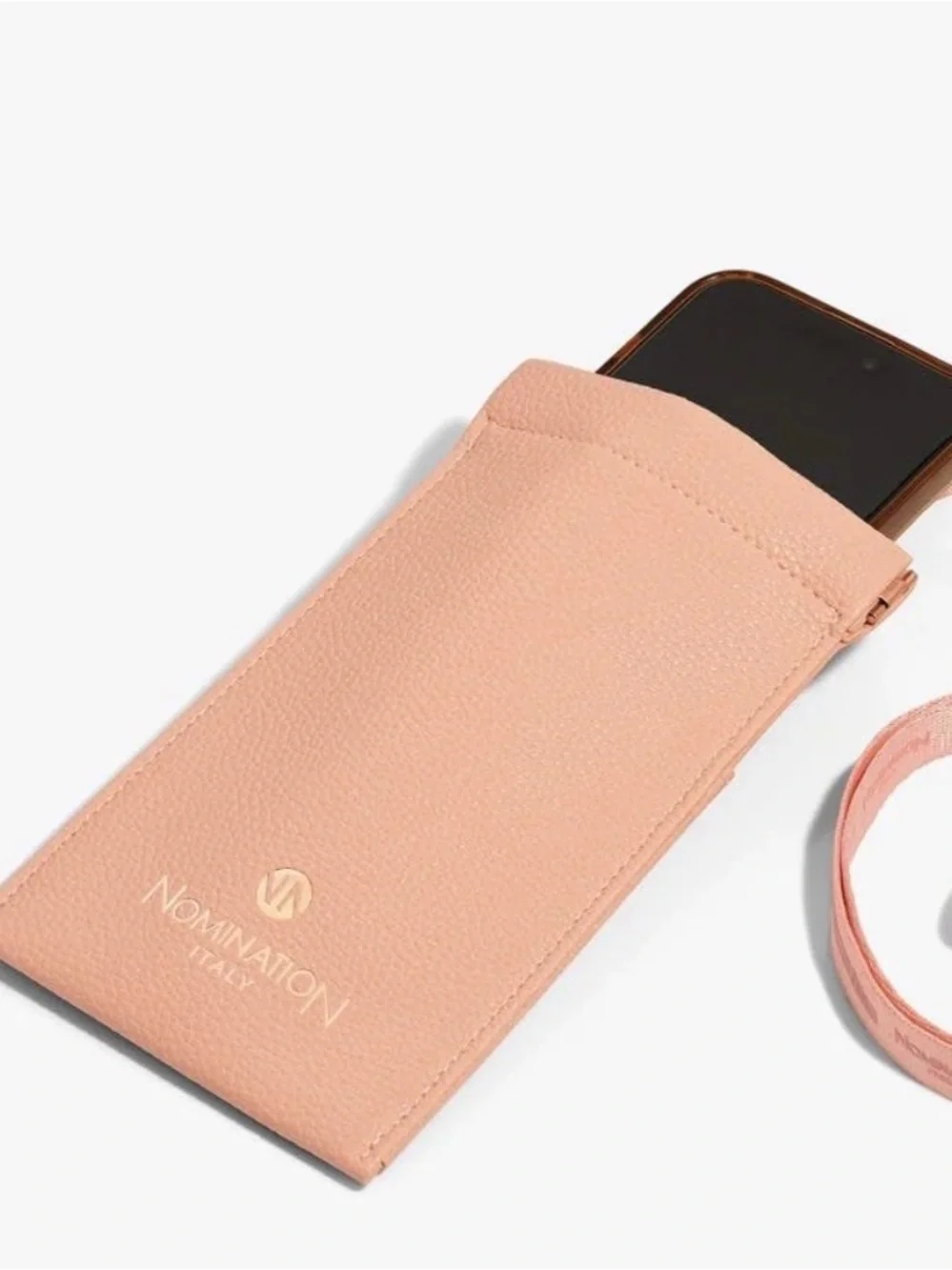 Nomination Pink Phone Pouch & Glasses Case with Strap New in Package